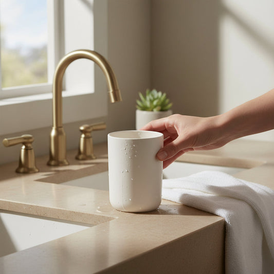 Canyon White Bathroom Tumbler House, Home & Garden