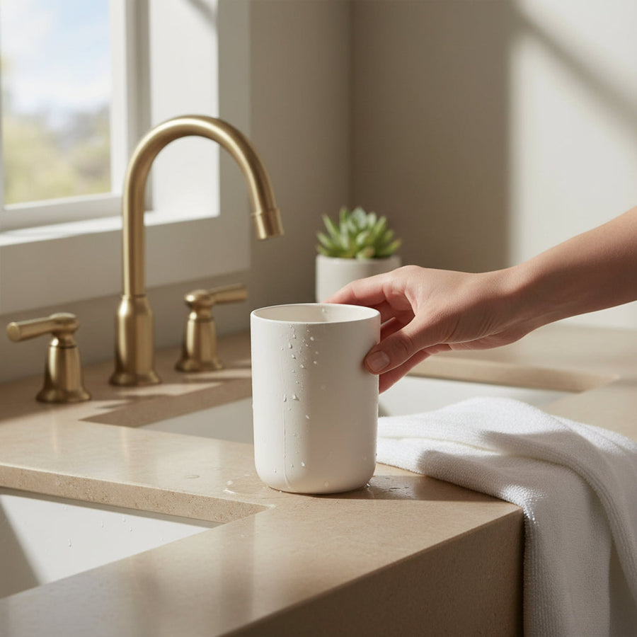 Canyon White Bathroom Tumbler House, Home & Garden