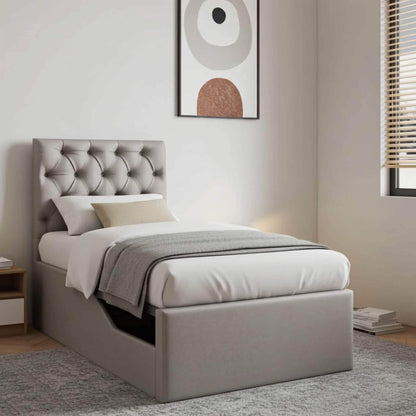 Carlos Kids Ottoman Bed With Safety Rail UK Beds Direct ltd