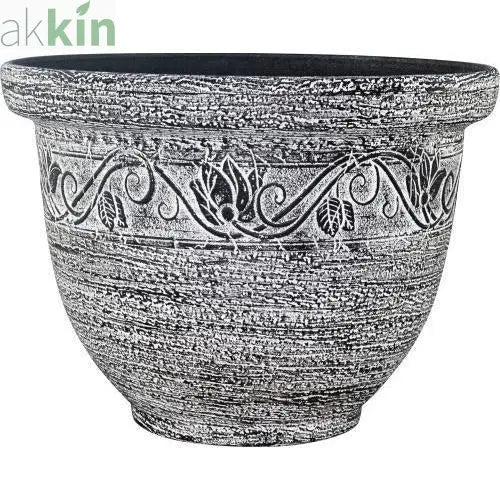 Celtic Planter 30cm  White AK Kin Garden Supplies