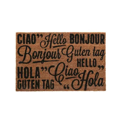 Coir Greetings Doormat H2 x D40 x W60 AK Kin Garden Supplies