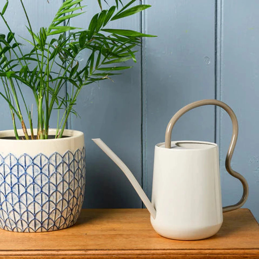 Collector Scalloped Indoor Watering Can - Mushroom House, Home & Garden