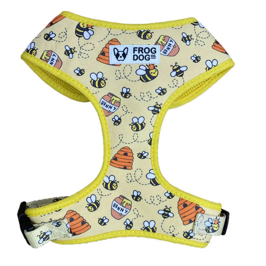 Comfy-Wear Adjustable Dog Harness - Bee Kind - MEDIUM Neck 38-48cm / Chest 46-64cm AK Kin Garden Supplies