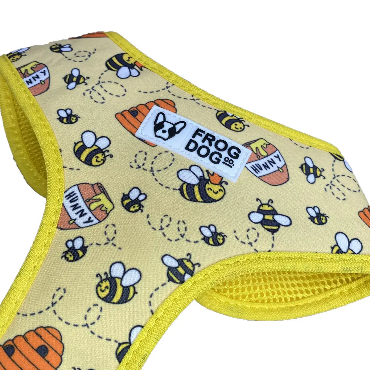 Comfy-Wear Adjustable Dog Harness - Bee Kind - MEDIUM Neck 38-48cm / Chest 46-64cm AK Kin Garden Supplies