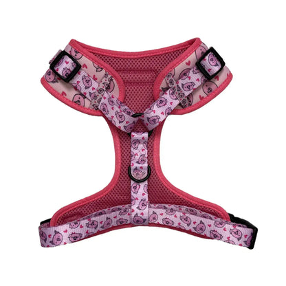 Comfy-Wear Adjustable Dog Harness - Piggy Passion AK Kin Garden Supplies