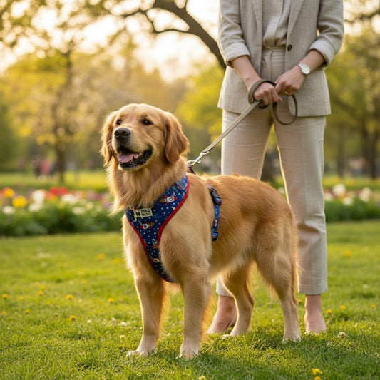 Comfy-Wear Adjustable Dog Harness - Zoomies Large - Neck 44-56cm / Chest 54-78cm