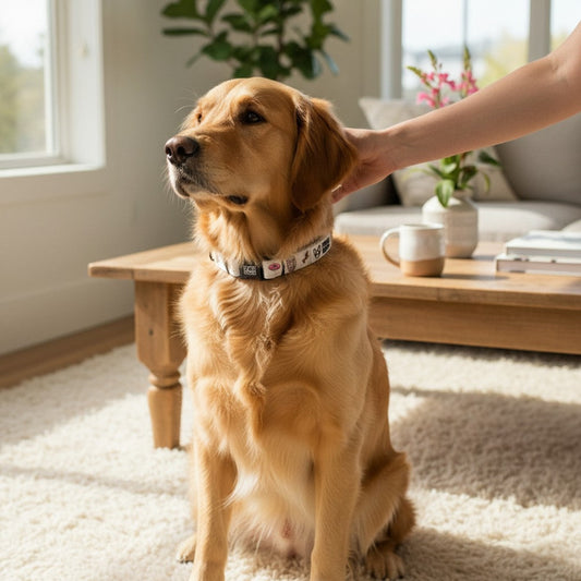 Comfy-Wear Dog Collar - Puppaccino - XS 20-30cm Neck