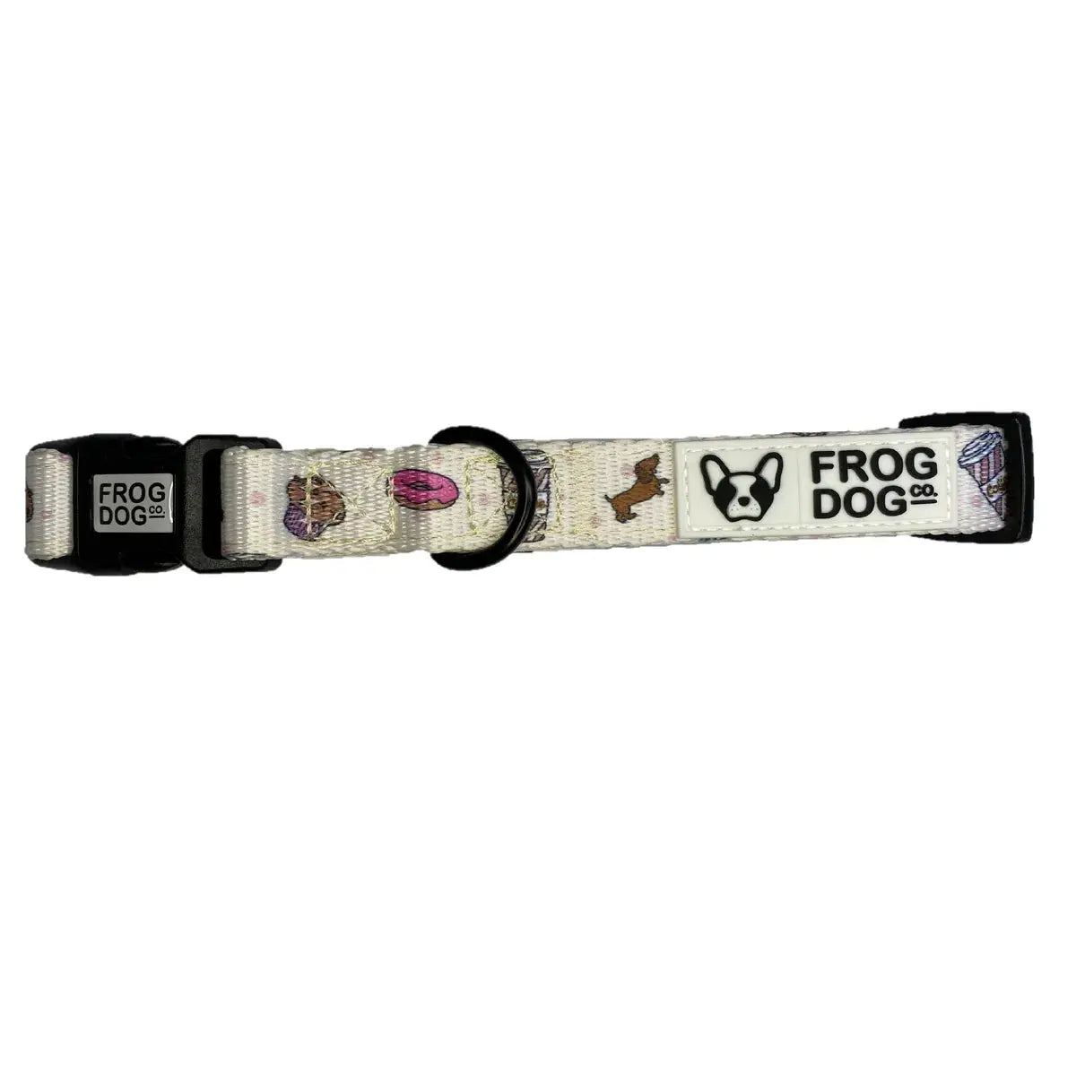 Comfy-Wear Dog Collar - Puppaccino Medium 2.0cm width / 32-50cm Neck AK Kin Garden Supplies