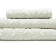 Country House Jacquard Sculpted Bath Towels Grey AK Kin Garden Supplies