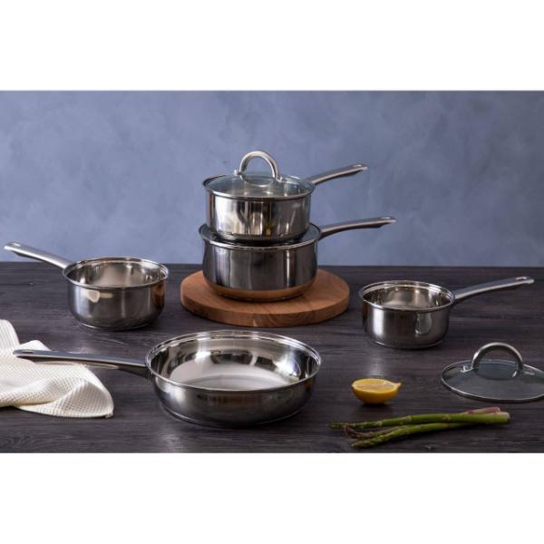 Crosse 5 Piece Stainless Steel Pan Set House, Home & Garden