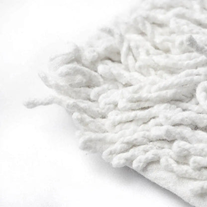 Curly Tumble Twist Bath Mat - 100% Cotton White AK Kin Garden Supplies
