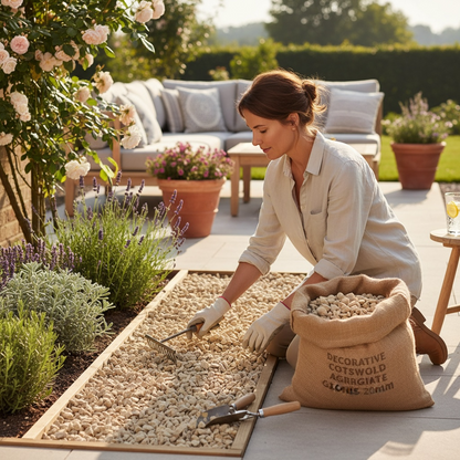 Decorative Cotswold Aggregate Garden Stones 20mm 25kg