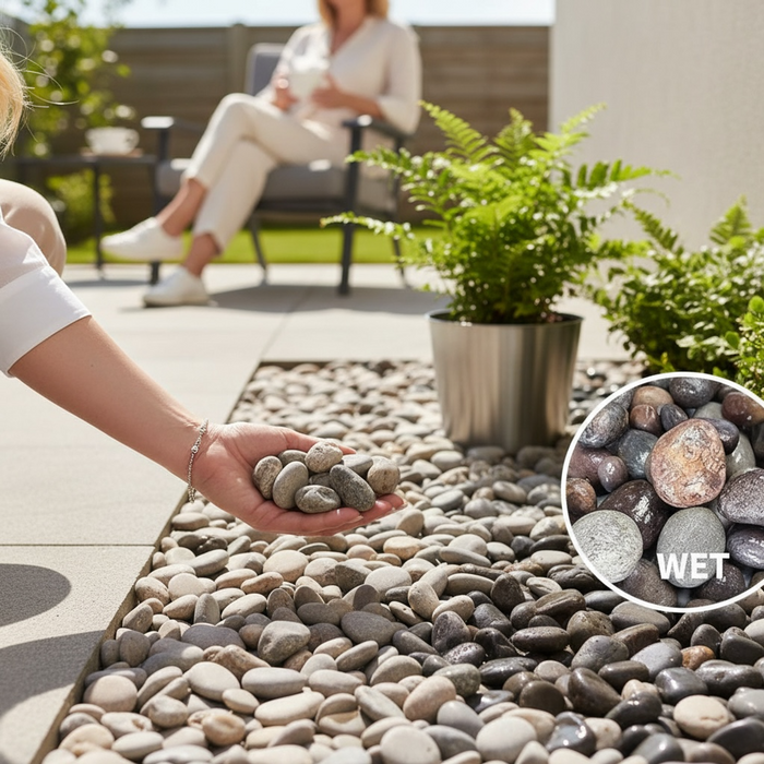 Decorative Scottish Beach Pebbles 30-20mm 25kg