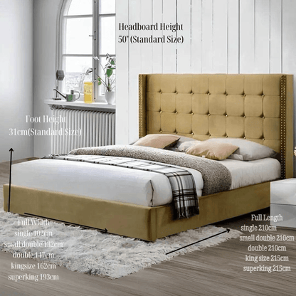Daisy Storage Bed Frame: Modern UK Design UK Beds Direct ltd