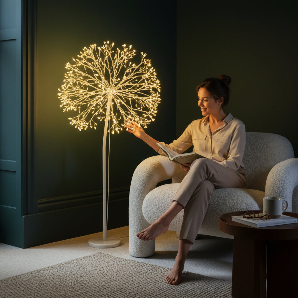 Decorative Dandelion Tree 120cm Indoor Home Light White House, Home & Garden