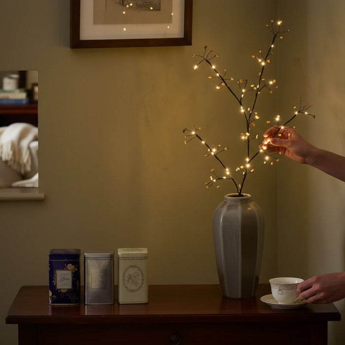 Decorative Gemstone Tree Light – Amber