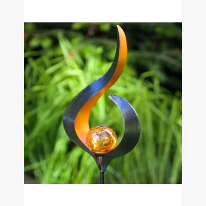 Delta Solar Flame Light on Stake 91cm AK Kin Garden Supplies