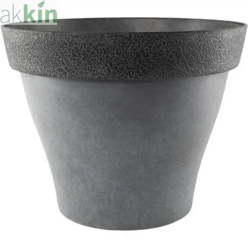 Diablo Planter Round 49cm  Grey AK Kin Garden Supplies