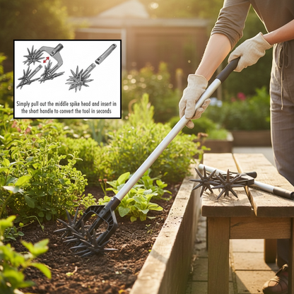 Dual Handle Tiller AK Kin Garden Supplies