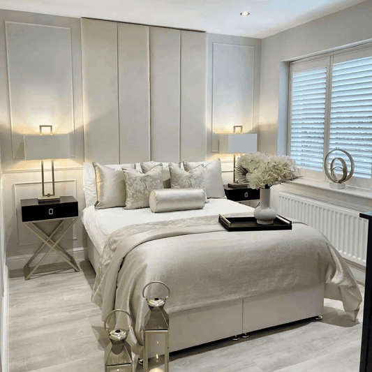 Eagle Bed Frame UK – Classy Wall Panel Upholstered Bed | UK Beds Direct UK Beds Direct ltd