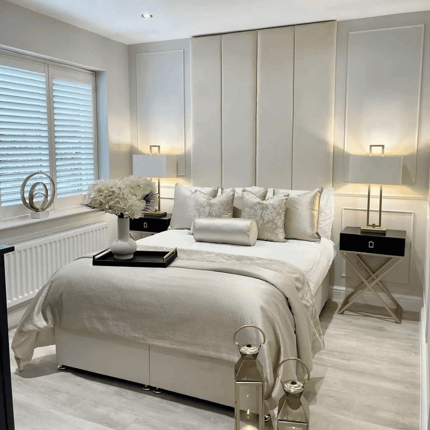 Eagle Bed Frame UK – Classy Wall Panel Upholstered Bed | UK Beds Direct UK Beds Direct ltd