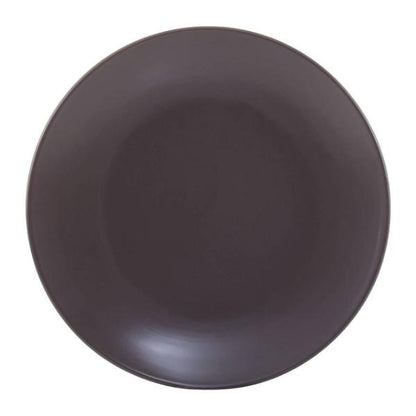 Elmira 12 Piece Brown Stoneware Dinner Set House, Home & Garden