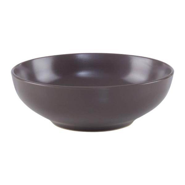 Elmira 12 Piece Brown Stoneware Dinner Set House, Home & Garden