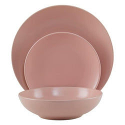 Elmira 12 Piece Pink Dinner Set House, Home & Garden