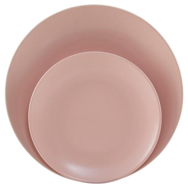 Elmira 12 Piece Pink Dinner Set House, Home & Garden
