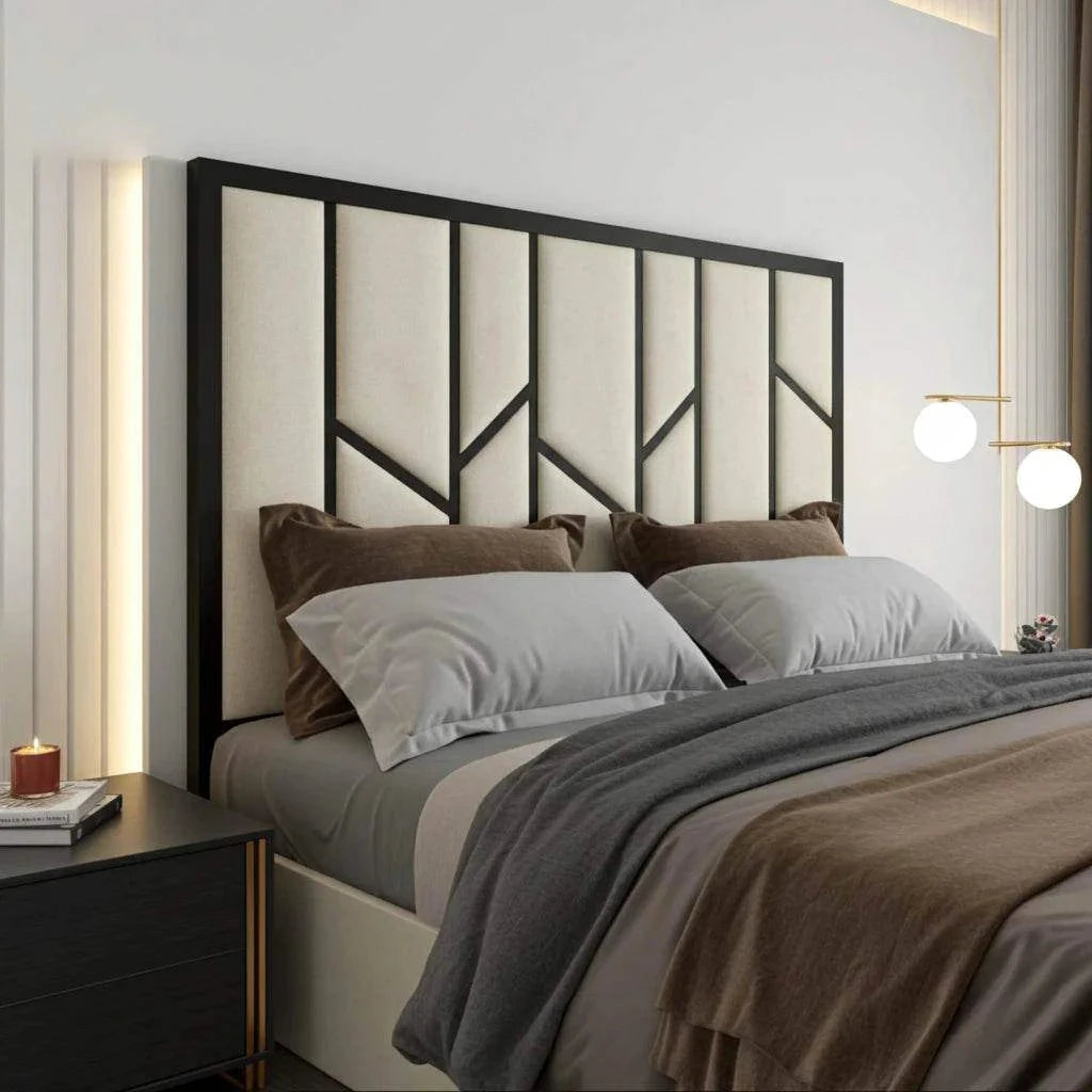 Elora Panel-Lined Upholstered Bed Frame – Modern Fabric Bed | UK Beds Direct UK Beds Direct ltd