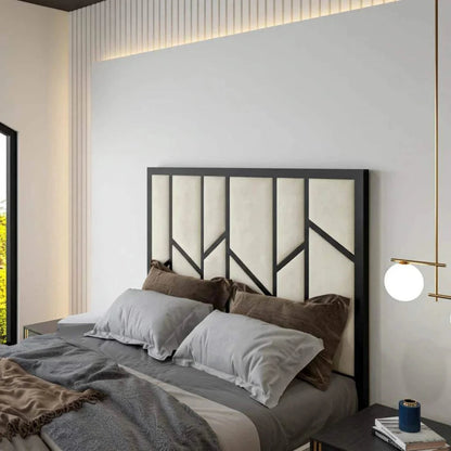 Elora Panel-Lined Upholstered Bed Frame – Modern Fabric Bed | UK Beds Direct UK Beds Direct ltd