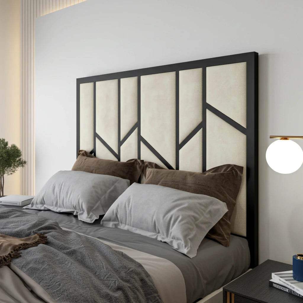 Elora Panel-Lined Upholstered Bed Frame – Modern Fabric Bed | UK Beds Direct UK Beds Direct ltd