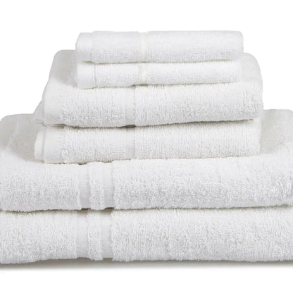 Essentials 6pk Ribbon Tied Towel Bale - White AK Kin Garden Supplies