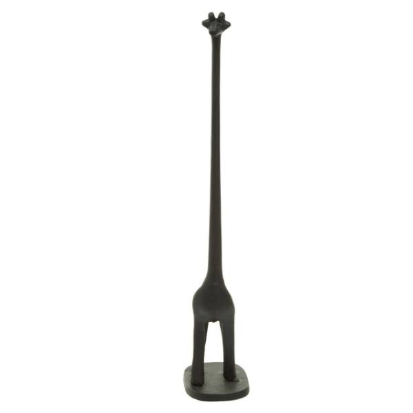 Fauna Black Giraffe Toilet Roll Holder w12 x d8 x h45 House, Home & Garden
