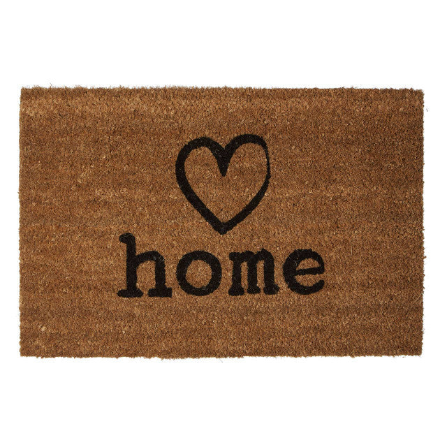 Filta Charm Heart & Home Coir Doormat H2 x D40 x W60 House, Home & Garden