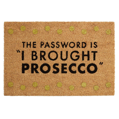 Filta Prosecco Password Doormat H2 x D40 x W60 House, Home & Garden