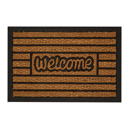 Filta Welcome Coir Panama Doormat H1 x D40 x W60 House, Home & Garden