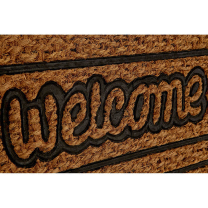 Filta Welcome Coir Panama Doormat H1 x D40 x W60 House, Home & Garden