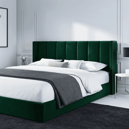 Francis Wingback Bed Frame – Chesterfield Upholstered Wingback Bed UK Beds Direct ltd