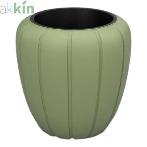 Gaja Planter Low 40cm - Olive Green AK Kin Garden Supplies