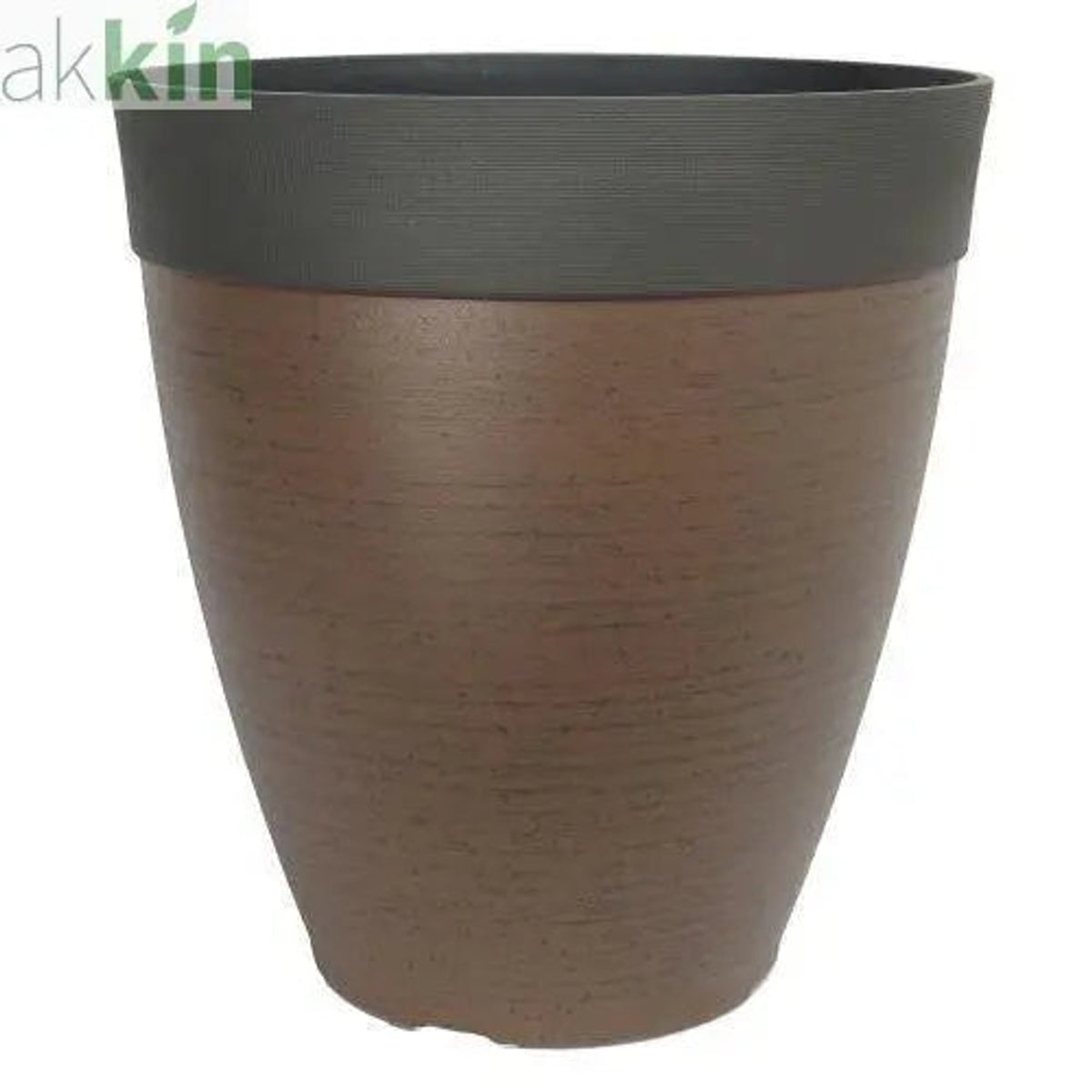 Gala Planter 35cm Tall  Walnut Stone AK Kin Garden Supplies