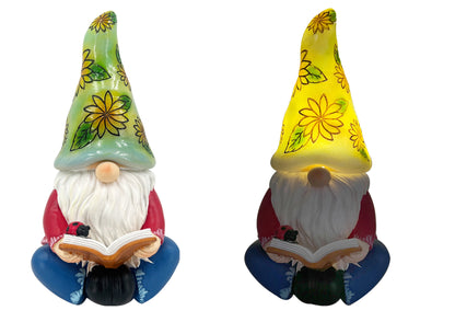 Garden Solar Gnome With Light Up Flower Hat House, Home & Garden