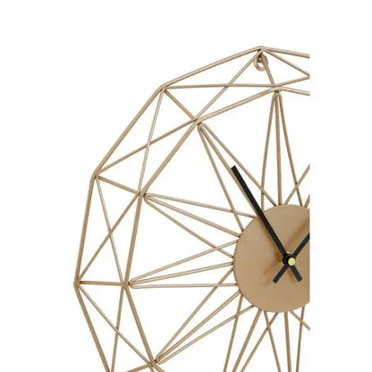 Genova Small Gold Metal Wall Clock 40cm AK Kin Garden Supplies