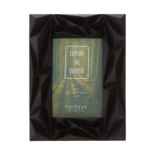 Geo Prisma Black 4in x 6in Photo Frame House, Home & Garden