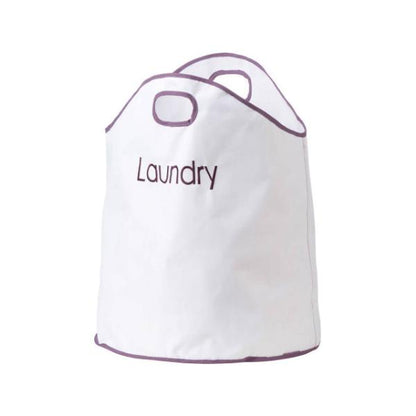 GreenLoop Oxford Purple Trim Laundry Bag House, Home & Garden