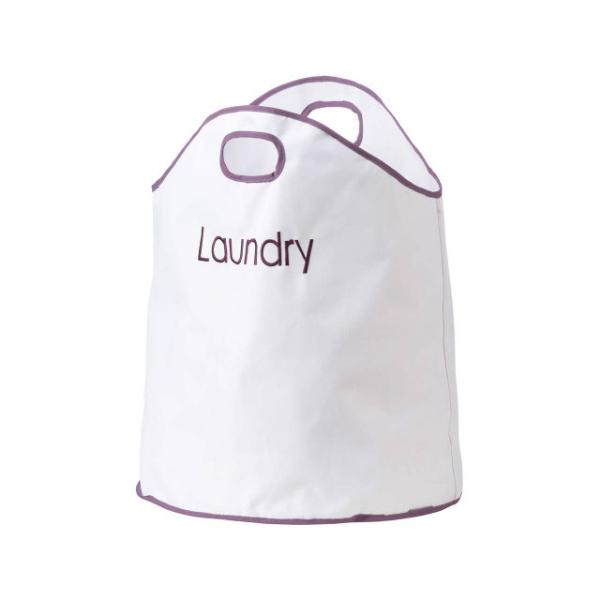 GreenLoop Oxford Purple Trim Laundry Bag House, Home & Garden
