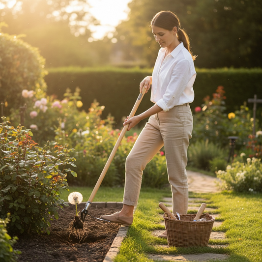 Greenkey Garden & Home Long Handled Weed Puller – Stand-Up Manual Weed Removal Tool House, Home & Garden
