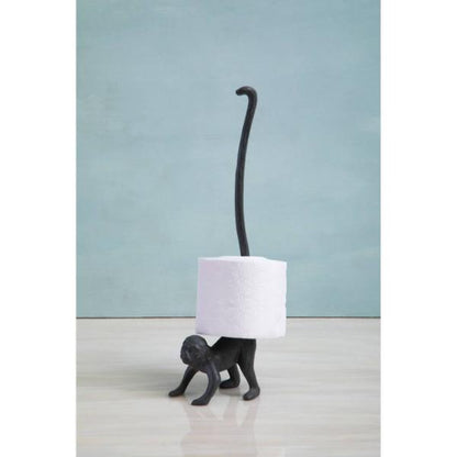 Grey Finish Monkey Toilet Roll Holder House, Home & Garden