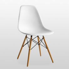 Halo Dining Table and Ghost Chair Set for 4 - Eiffel Plastic Chairs and a Rectangle Dining Table PN Home