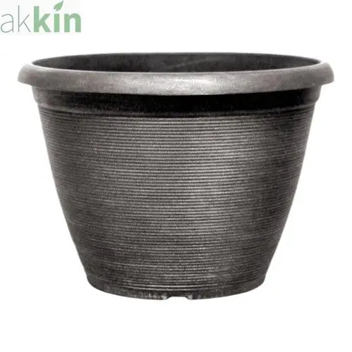Helix Decorative Planter 16"- Silver AK Kin Garden Supplies